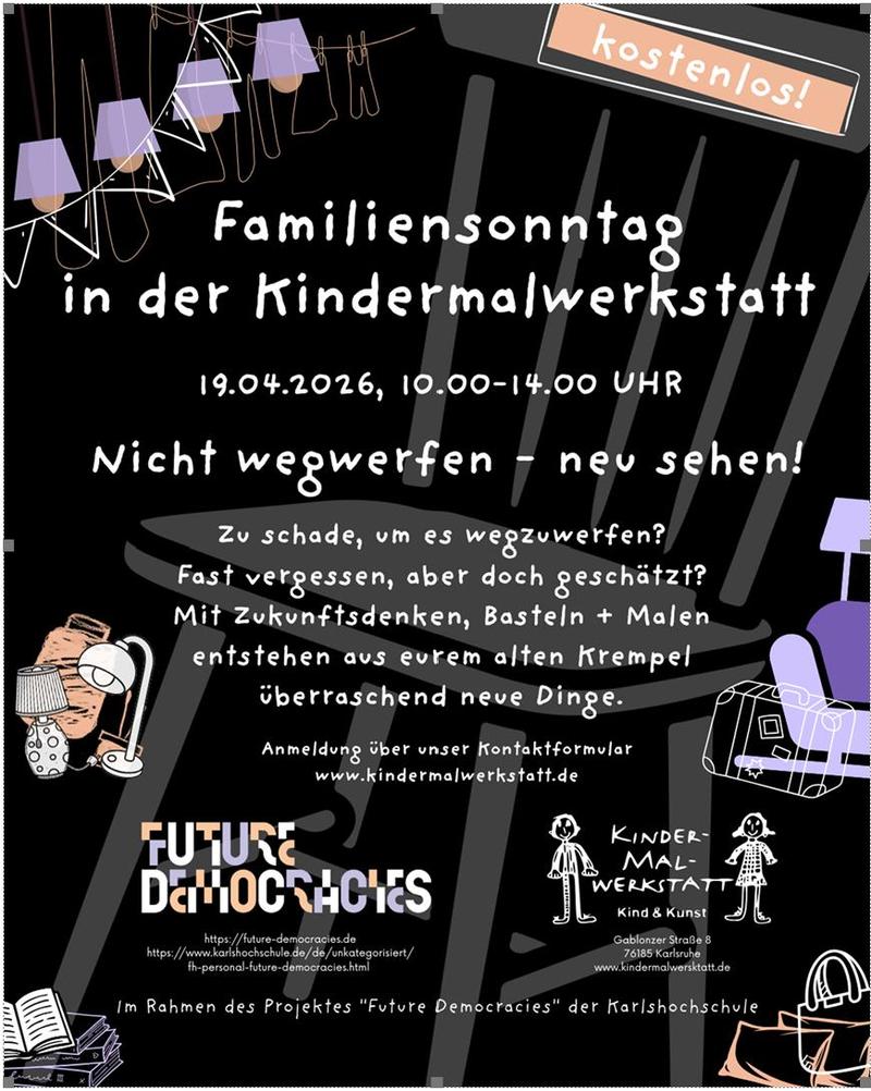 Familiensonntag in der Kindermalwerkstatt
